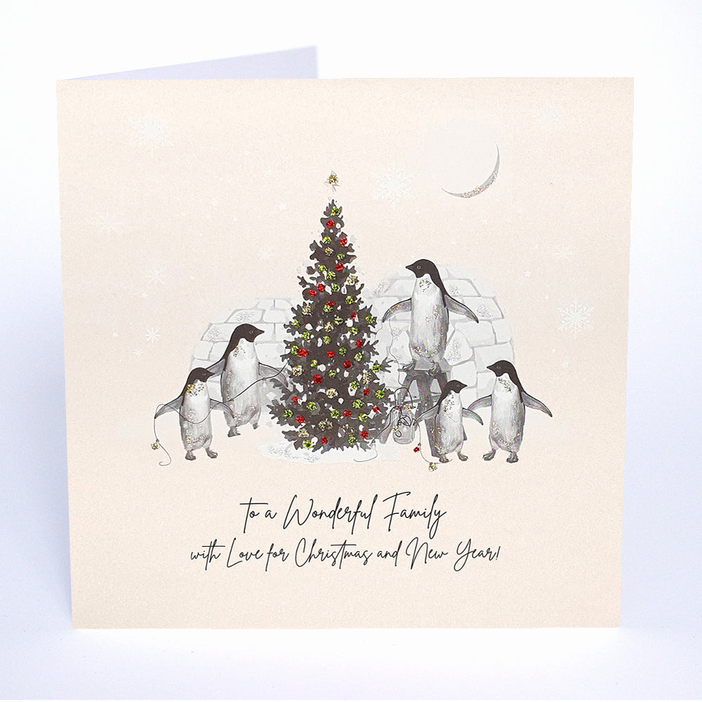To a Wonderful Family with Love for Christmas and New Year