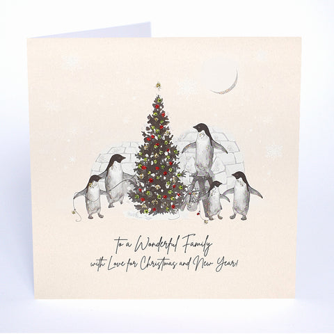 To a Wonderful Family with Love for Christmas and New Year