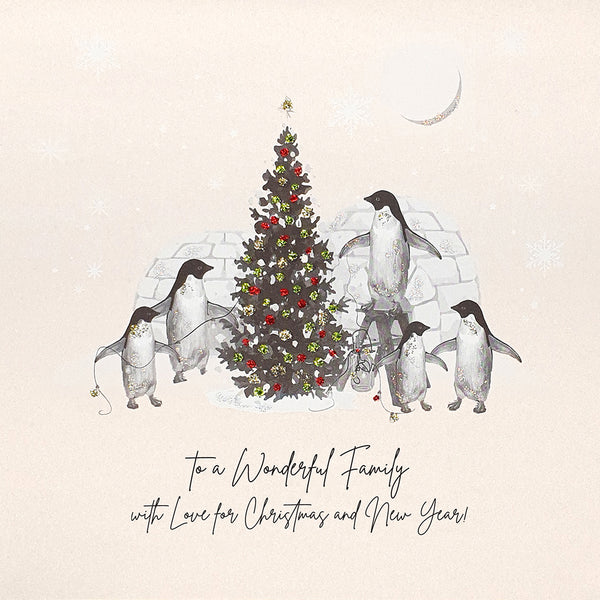 To a Wonderful Family with Love for Christmas and New Year