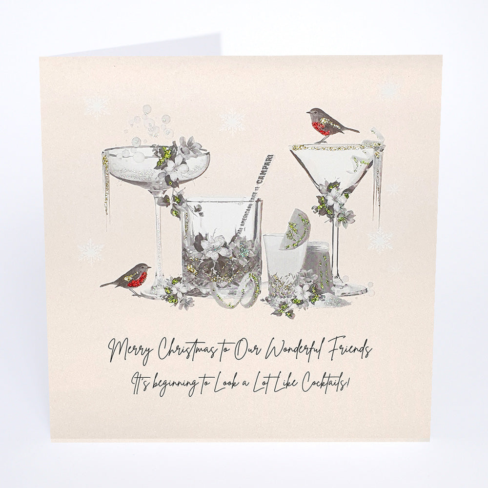 Merry Christmas to Our Wonderful Friends - Cocktails