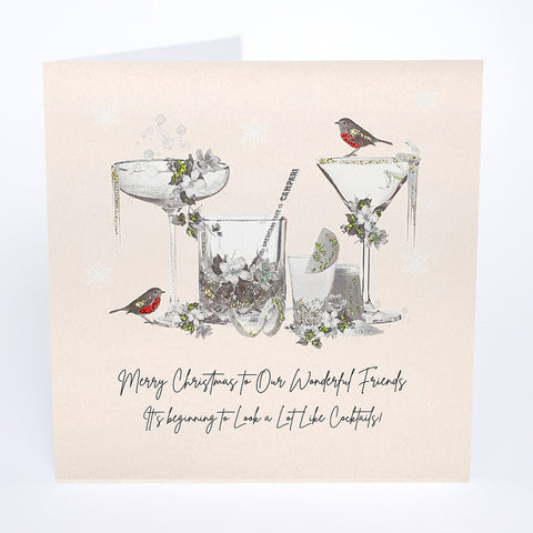 Merry Christmas to Our Wonderful Friends - Cocktails