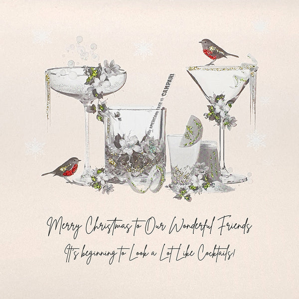 Merry Christmas to Our Wonderful Friends - Cocktails