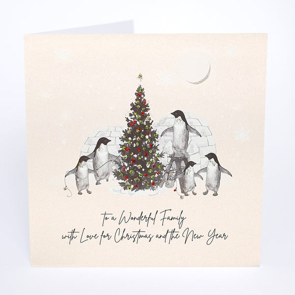 To a Wonderful Family with Love for Christmas