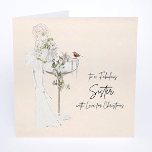 To a Fabulous Sister with Love for Christmas