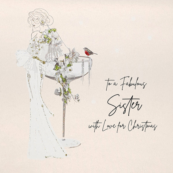 To a Fabulous Sister with Love for Christmas