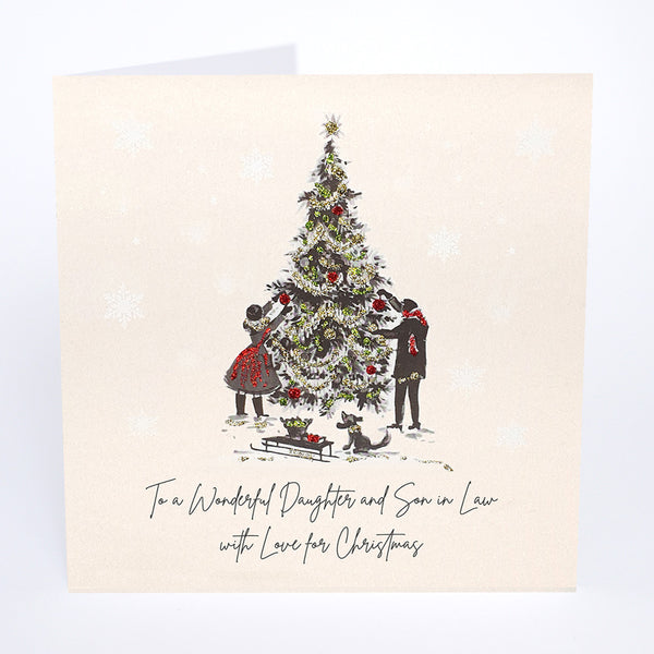 To a Wonderful Daughter and Son in Law with Love for Christmas