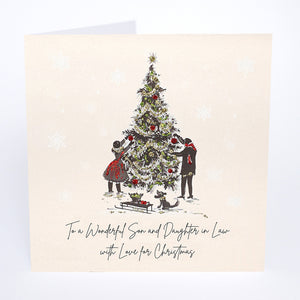 To a Wonderful Son and Daughter in Law with Love for Christmas
