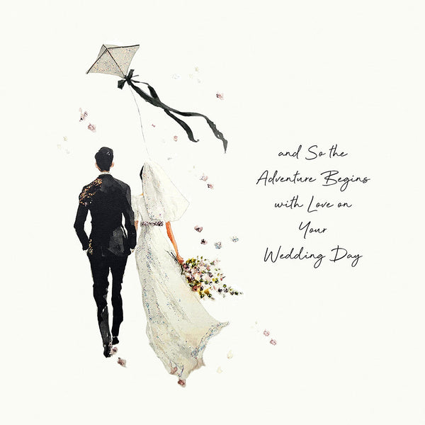 And So the Adventure Begins with Love on Your Wedding Day