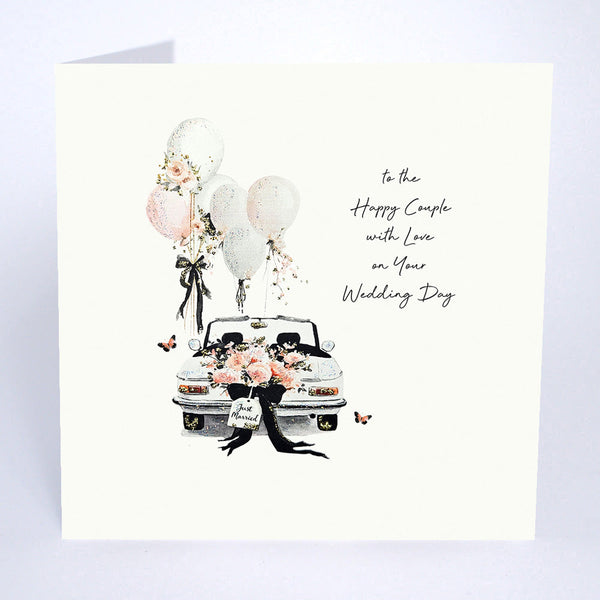 To the Happy Couple with Love on Your Wedding Day