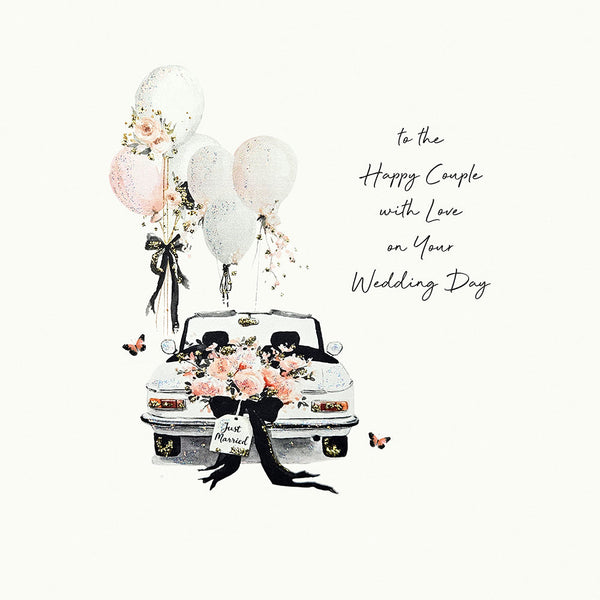 To the Happy Couple with Love on Your Wedding Day