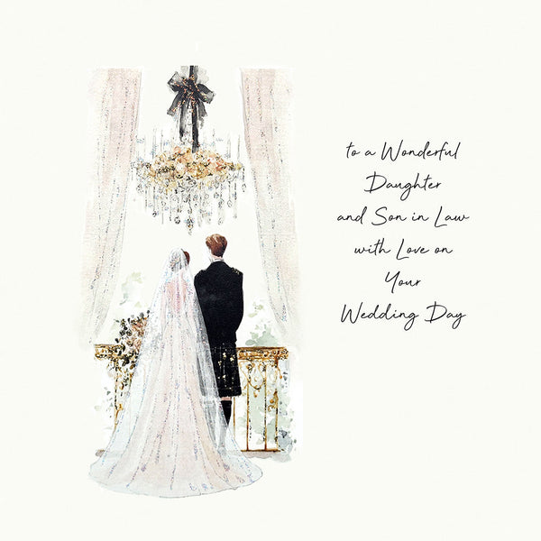To a Wonderful Daughter and Son in Law with Love on Your Wedding Day (Scottish)