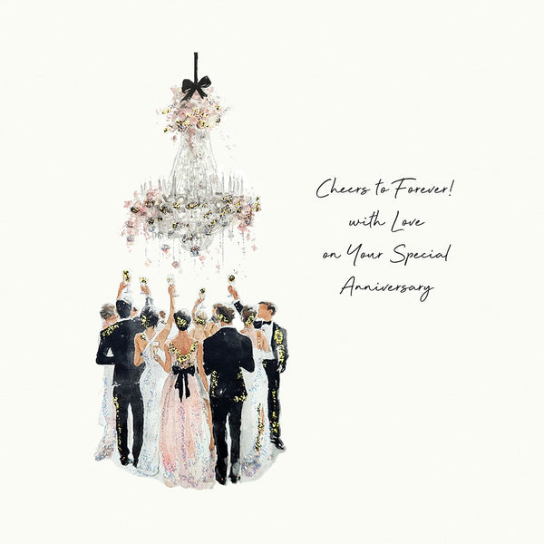 Cheers to Forever! with Love on Your Special Anniversary