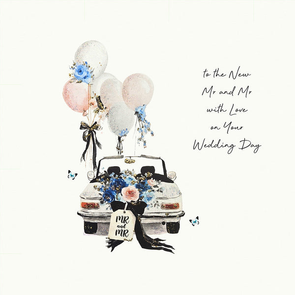 To the New Mr and Mr with Love on Your Wedding Day