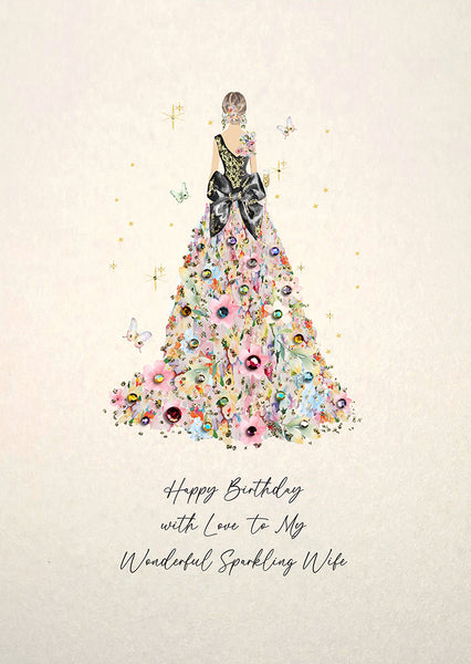 Happy Birthday With Love to My Wonderful Sparkling Wife