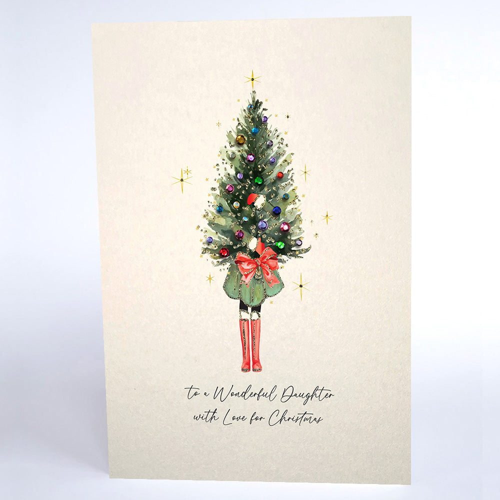 To a Wonderful Daughter with Love for Christmas