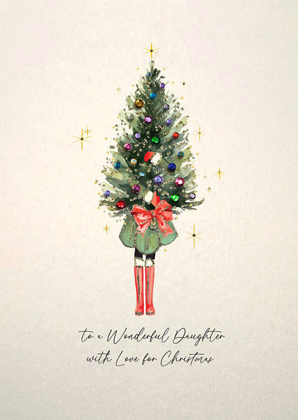 To a Wonderful Daughter with Love for Christmas