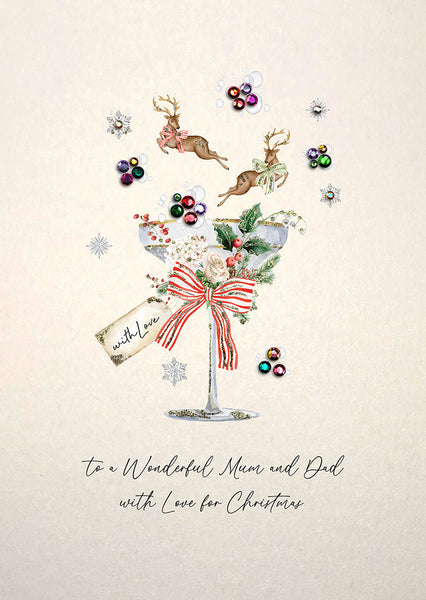 To a Wonderful Mum and Dad with Love for Christmas