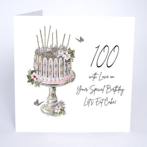100 With Love on Your Special Birthday Let's Eat Cake!