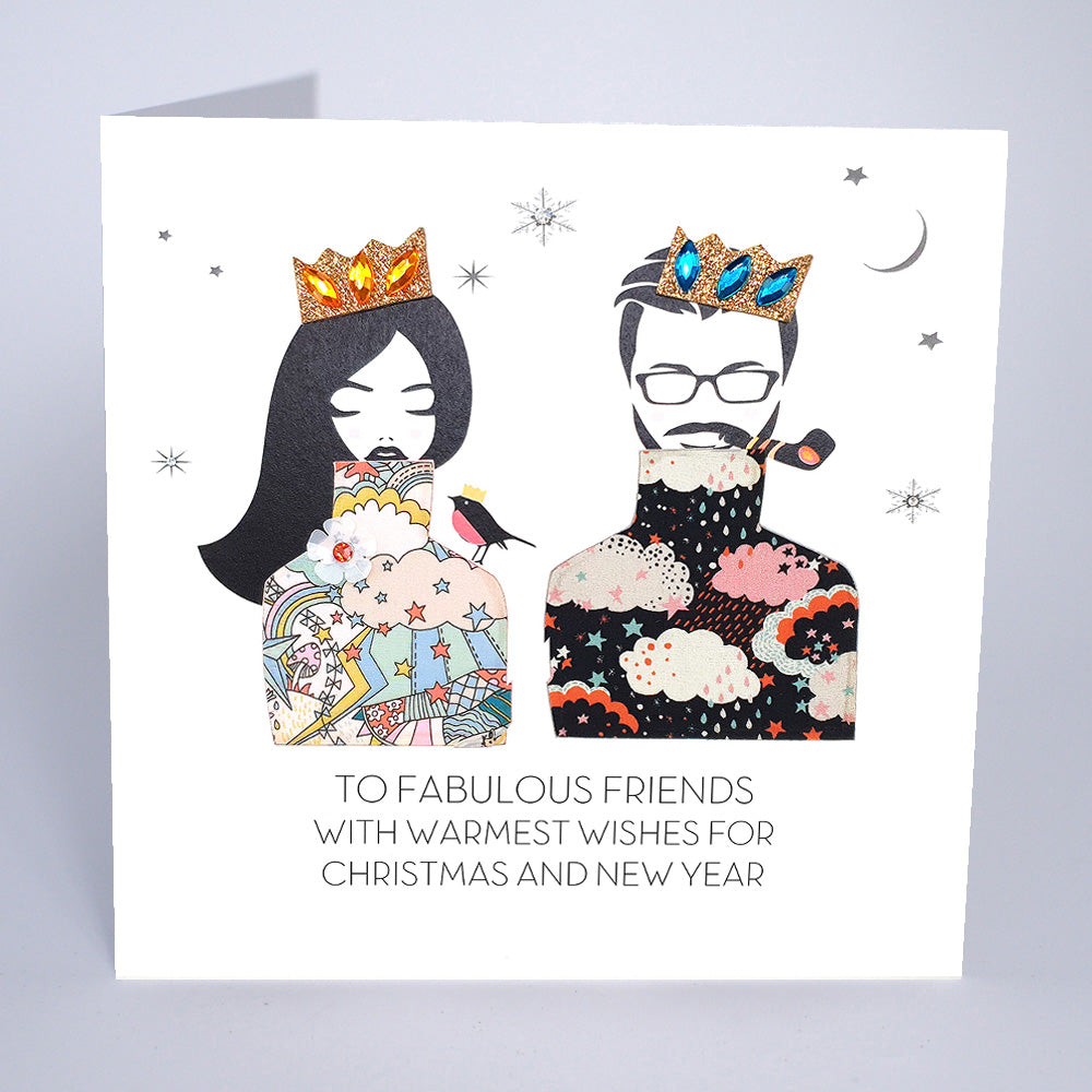 To Fabulous Friends With Warmest Wishes