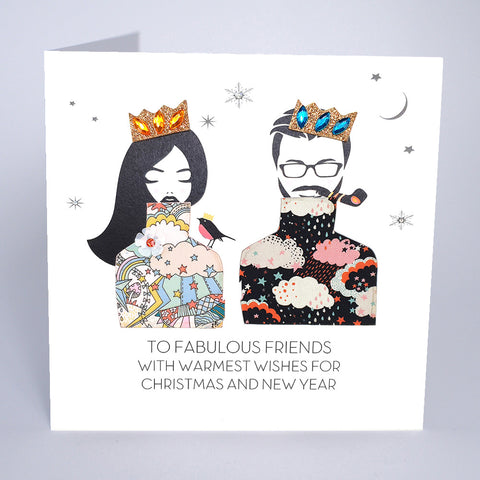 To Fabulous Friends With Warmest Wishes