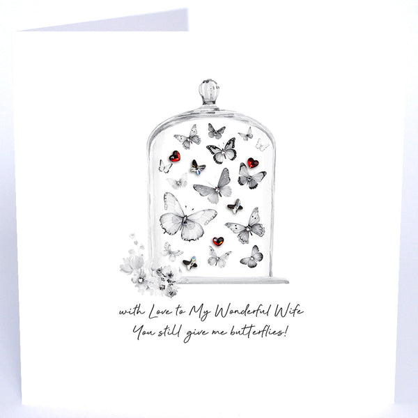 With Love To My Wonderful Wife You Still Give Me Butterflies