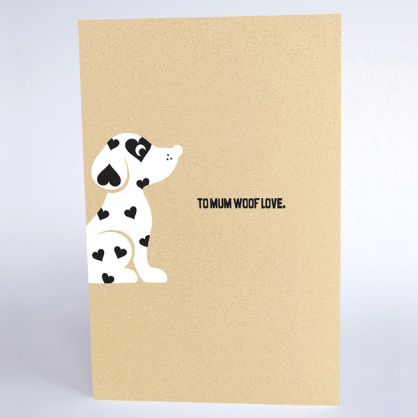 To Mum Woof Love