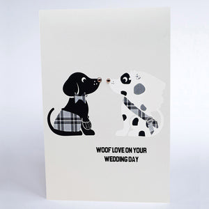 Woof love on Your Wedding Day (Scottish)