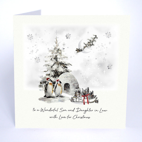 To a Wonderful Son and Daughter in Law With Love for Christmas