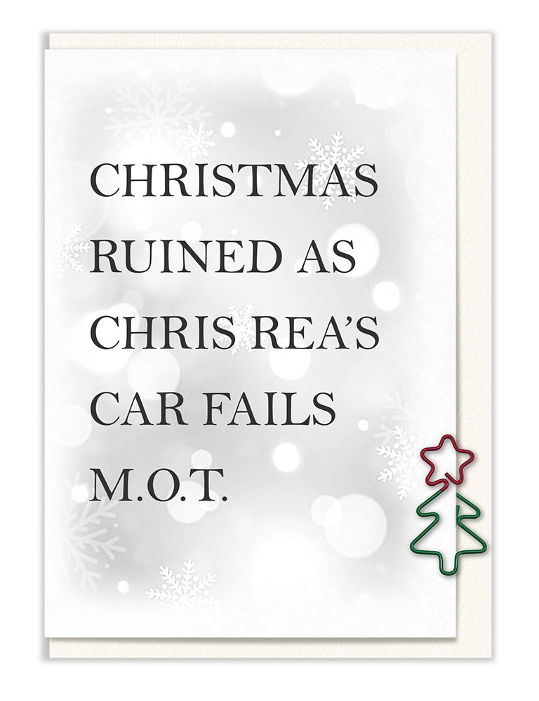 Christmas Ruined as Chris Rea's Car Fails MOT