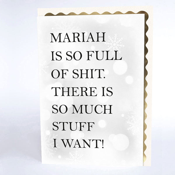 Mariah is So Full of Shit...
