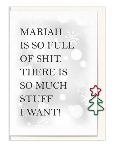 Mariah is So Full of Shit