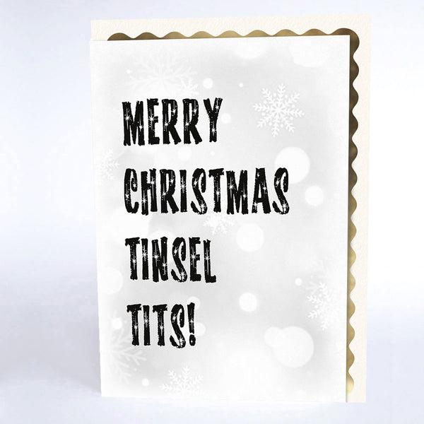 Merry Christmas Tinsel Tits