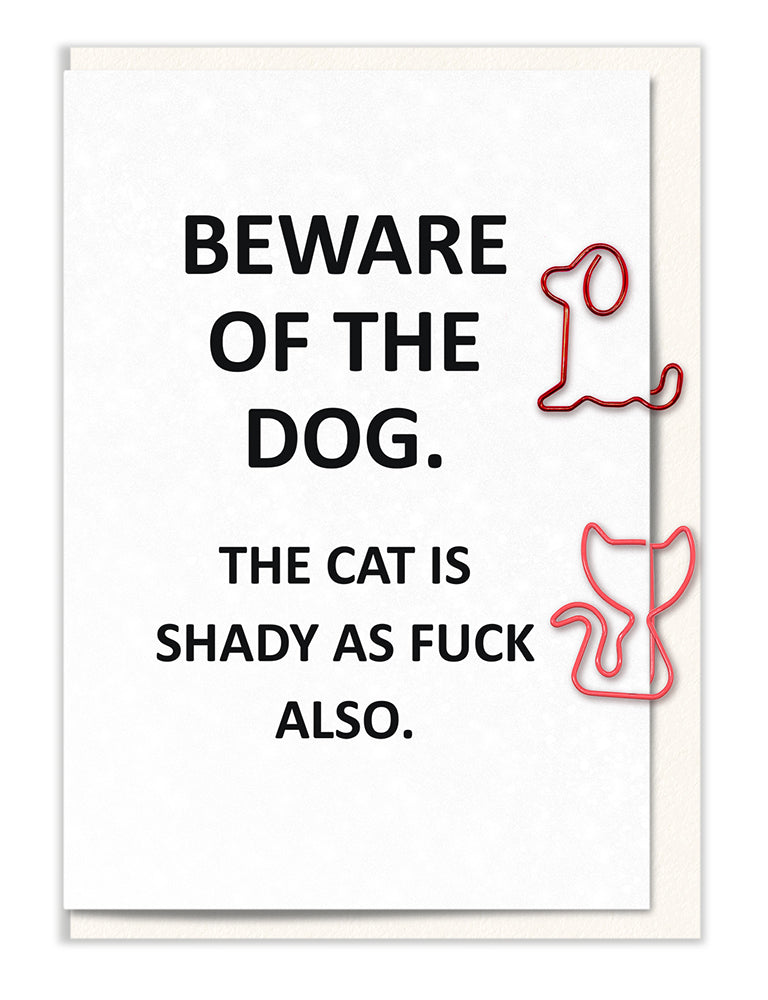 Beware of the Dog.