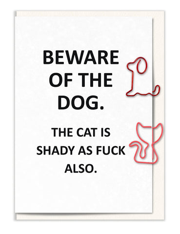 Beware of the Dog.