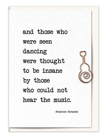 Those Who were Seen Dancing were thought to be Insane