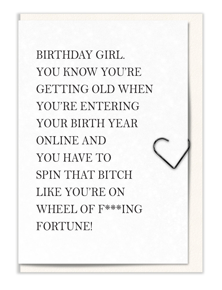 Spin that Bitch like You're on Wheel of Fucking Fortune