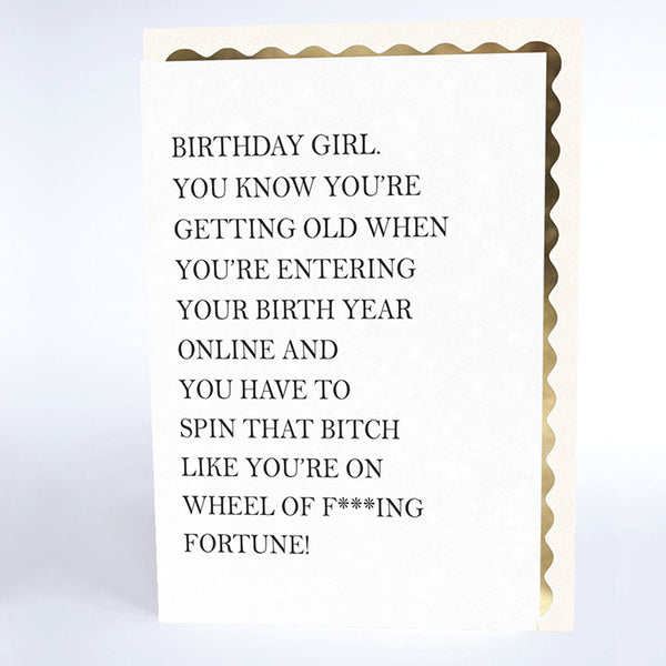 Spin that Bitch like You're on Wheel of Fucking Fortune