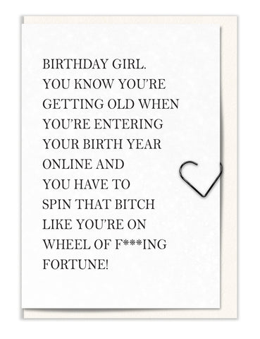 Spin that Bitch like You're on Wheel of Fucking Fortune