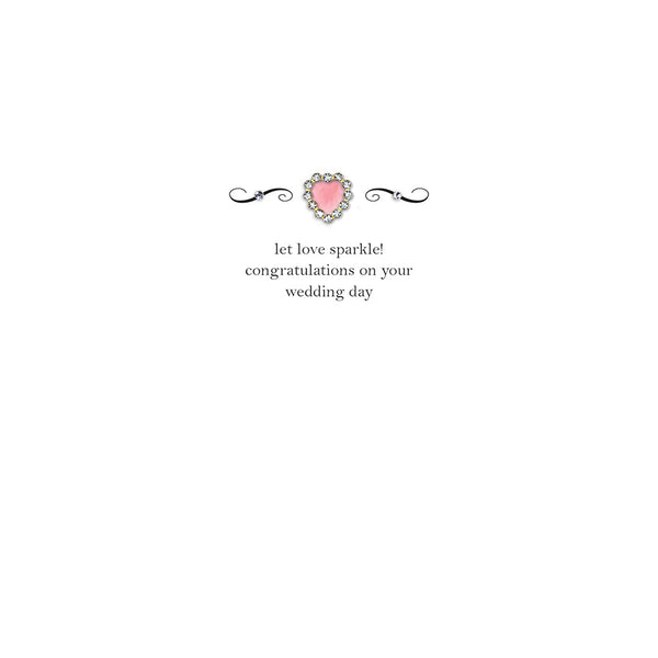 Let Love Sparkle! Congratulations On Your Wedding Day
