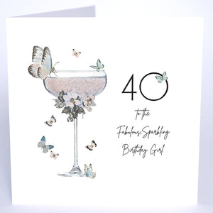 40 Fabulous Sparkling Birthday Girl!
