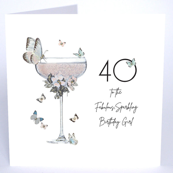 40 Fabulous Sparkling Birthday Girl!