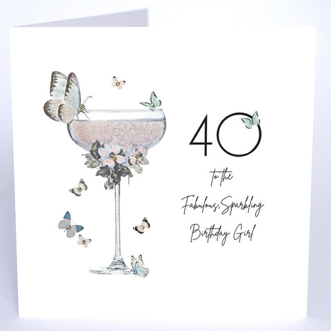 40 Fabulous Sparkling Birthday Girl!
