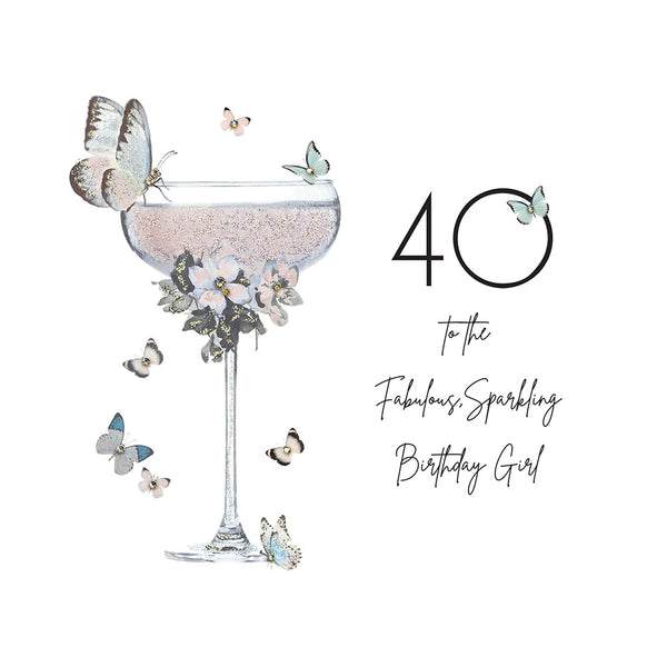 40 Fabulous Sparkling Birthday Girl!