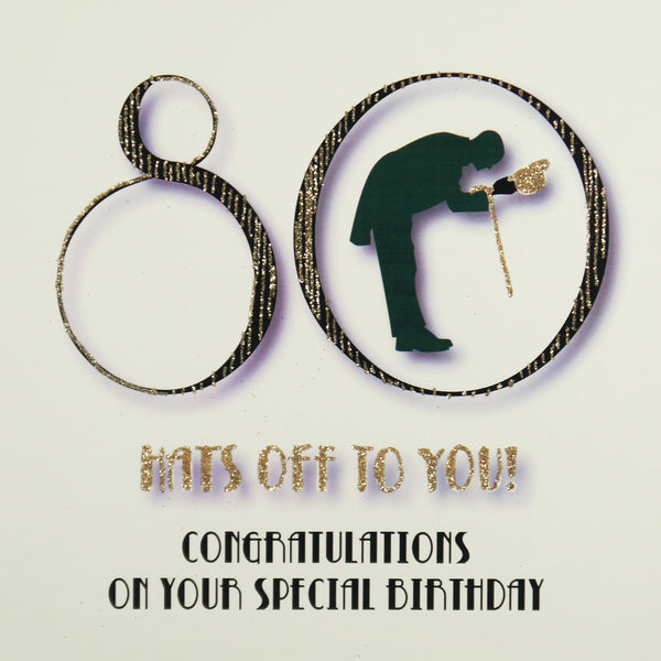 80 Hats Off To You Congratulations On Your Special Birthday