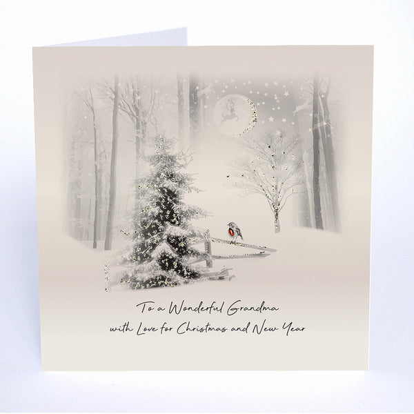 To a Wonderful Grandma with Love for Christmas and New Year