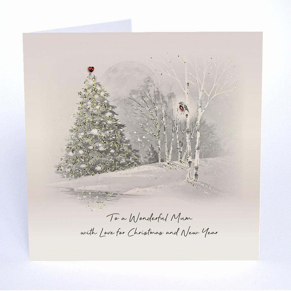 To a Wonderful Mum with Love for Christmas and New Year