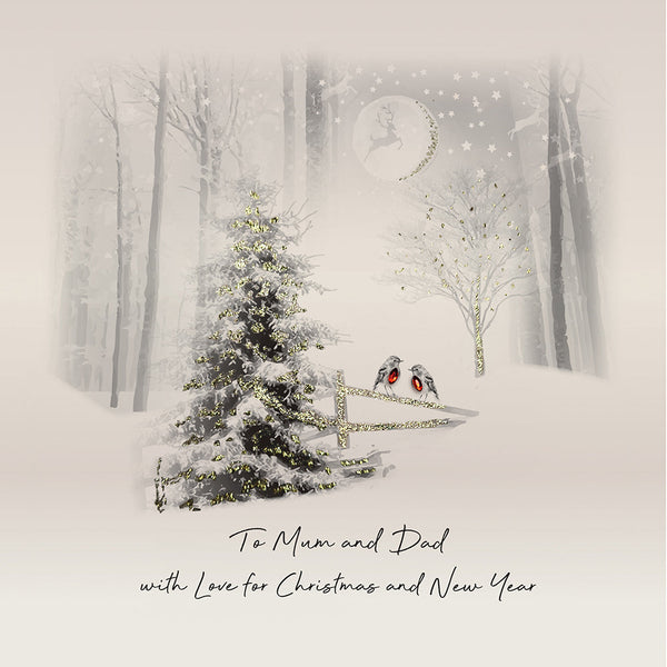 To Mum and Dad with Love for Christmas and New Year