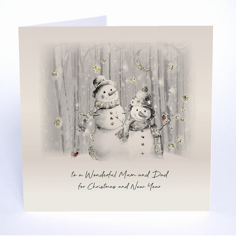 To a Wonderful Mum and Dad for Christmas and New Year