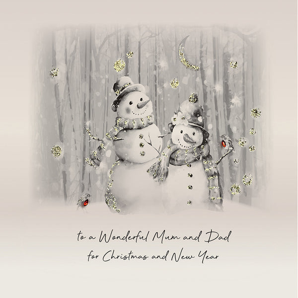 To a Wonderful Mum and Dad for Christmas and New Year