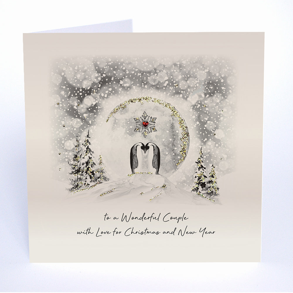 To a Wonderful Couple with Love for Christmas and New Year